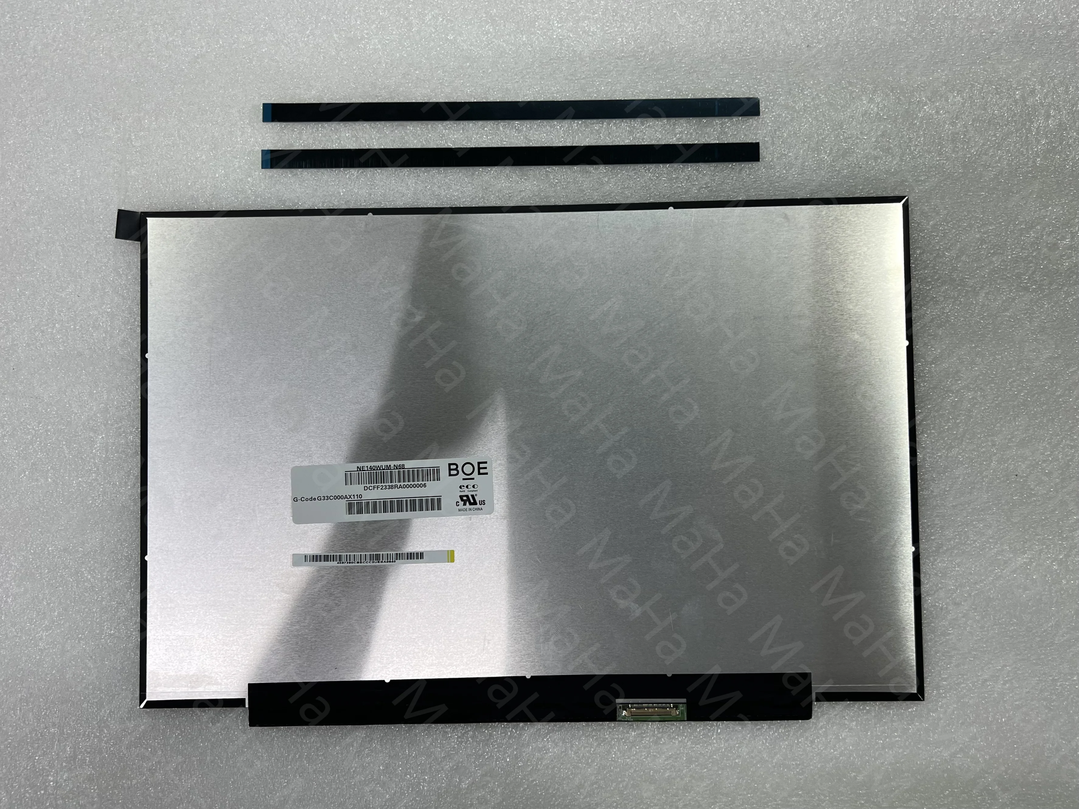 Eredeti BOE NE140WUM-N68 14.0 hüvelyk 1920x1200 EDP 30PINS IPS Slim Laptop LCD kijelző Panel NE140WUM N68 Kép 5