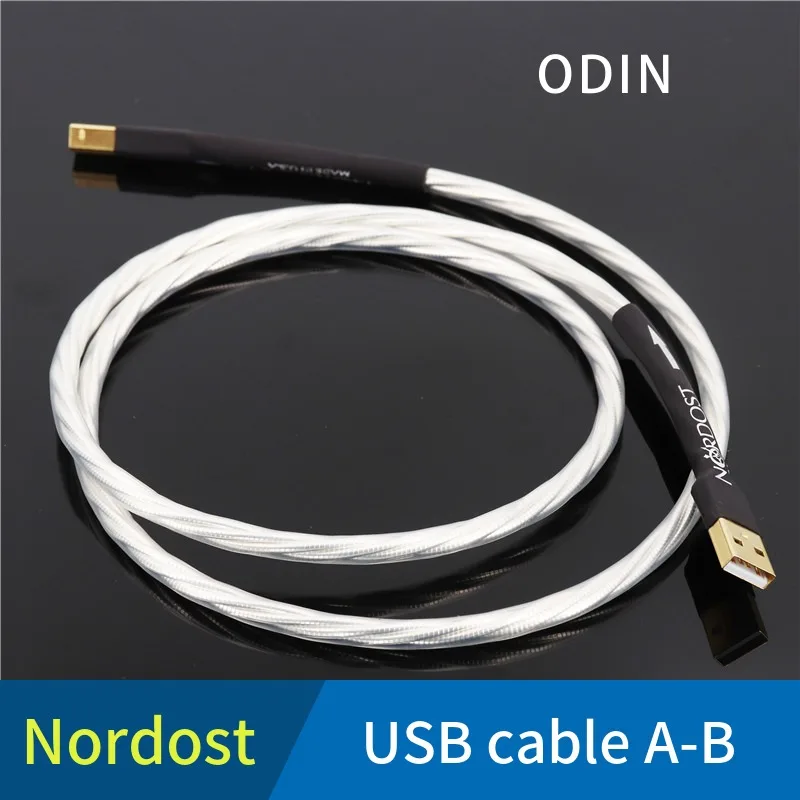 Nordost Odin USB Kábel-A-B-DAC audio kábel 8-core HiFi Audio lemez Dekóder DAC adatkábel Ezüst Bevonatú + Pajzs Kép 0