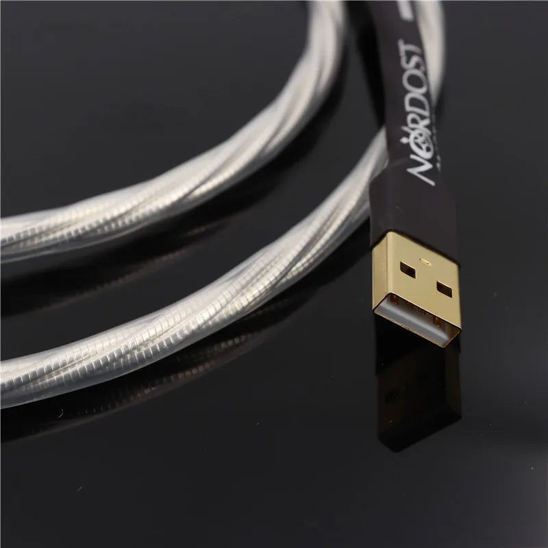 Nordost Odin USB Kábel-A-B-DAC audio kábel 8-core HiFi Audio lemez Dekóder DAC adatkábel Ezüst Bevonatú + Pajzs Kép 1