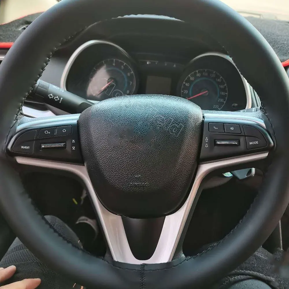 Multi-function Audio Média csereautó Kormánykerék Zenei DVD-Control GPS Gomb Kék Háttérvilágítás A Chevrolet Sail 3 2015-2018 Kép 1