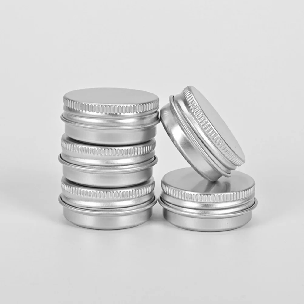 Kerek Alumínium Lehet Fém Tin Üveg Tea Tins Kozmetikai Iparban Tartály, Toalett Konténerek Kép 0