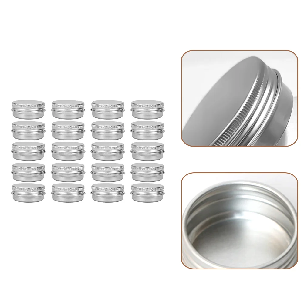 Kerek Alumínium Lehet Fém Tin Üveg Tea Tins Kozmetikai Iparban Tartály, Toalett Konténerek Kép 4